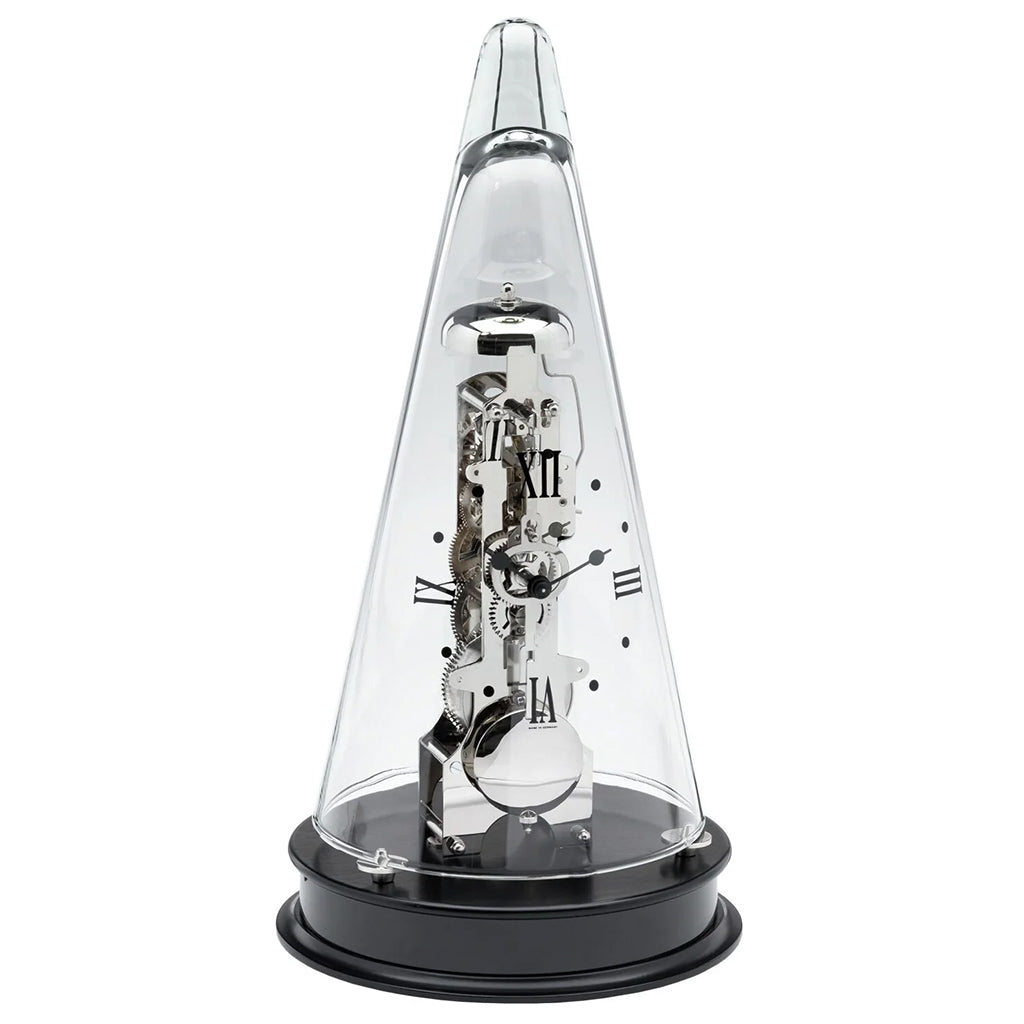 Hermle Leyton II Mantel Clock in Black