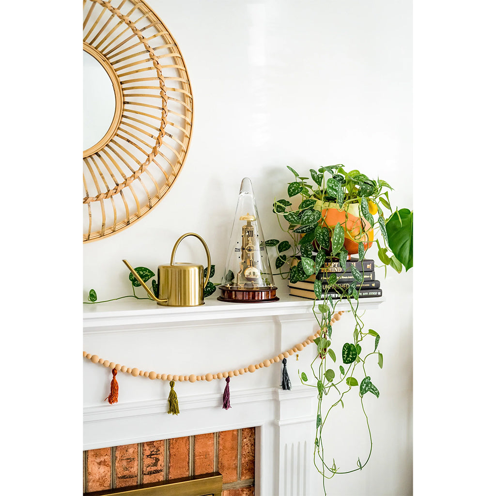 Hermle Leyton Mantel Clock in Mahogany in decor - Premier Clocks