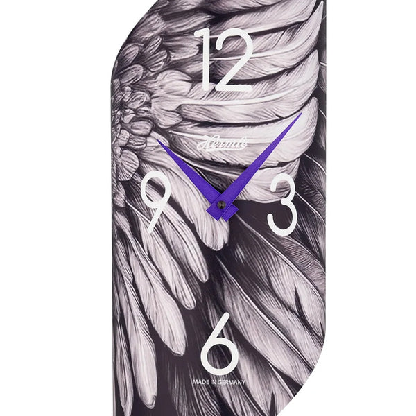 Hermle Lorna Wall Clock in Purple Wings | Premier Clocks