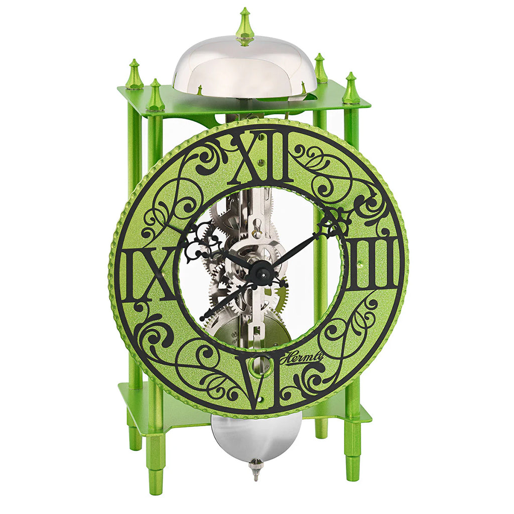 Hermle Marceline Mantel Clock in Green