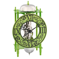 Hermle Marceline Mantel Clock in Green | Premier Clocks
