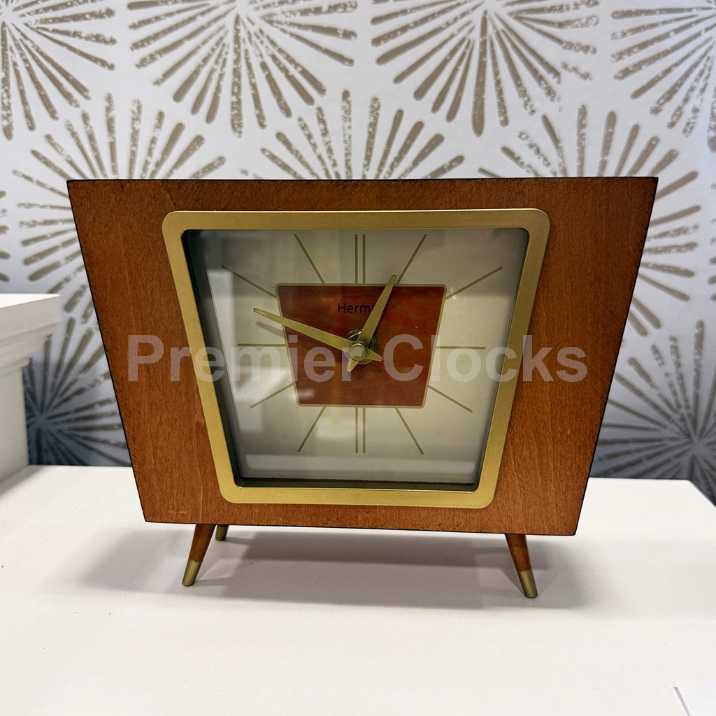 Hermle Margo Table Clock real photo of the front showing details - Premier Clocks