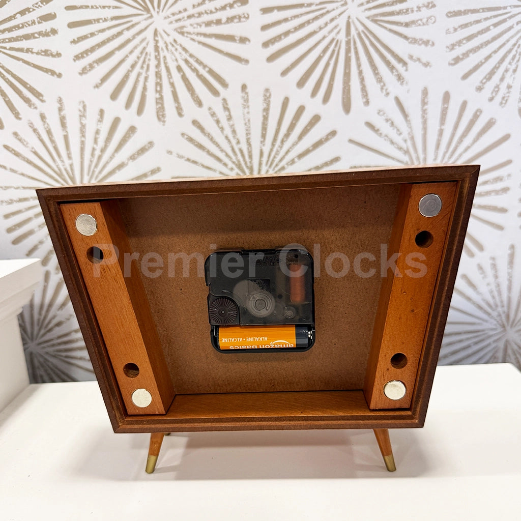 Hermle Margo Table Clock real photo of the quartz movement - Premier Clocks