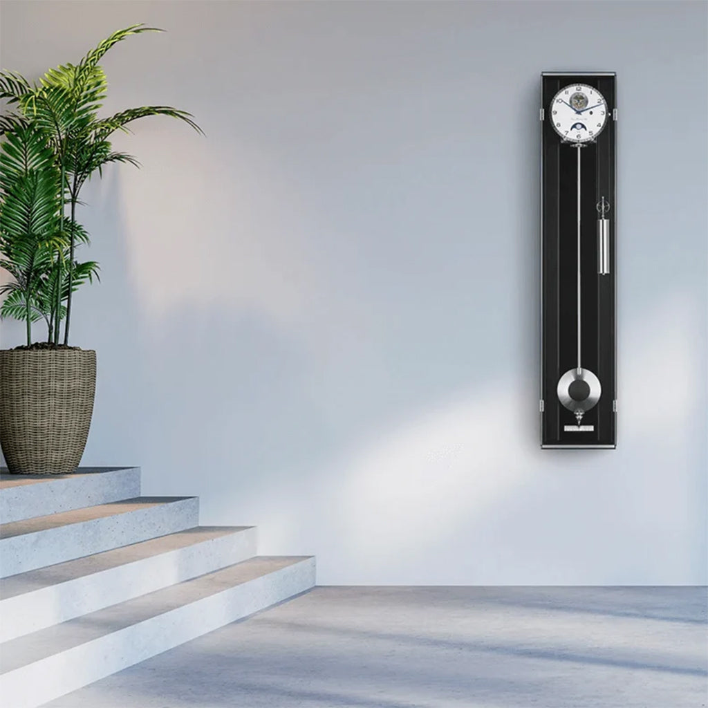 Hermle Masterpiece Wall Clock in Black/White (Limited Edition) in interior decor - Premier Clocks