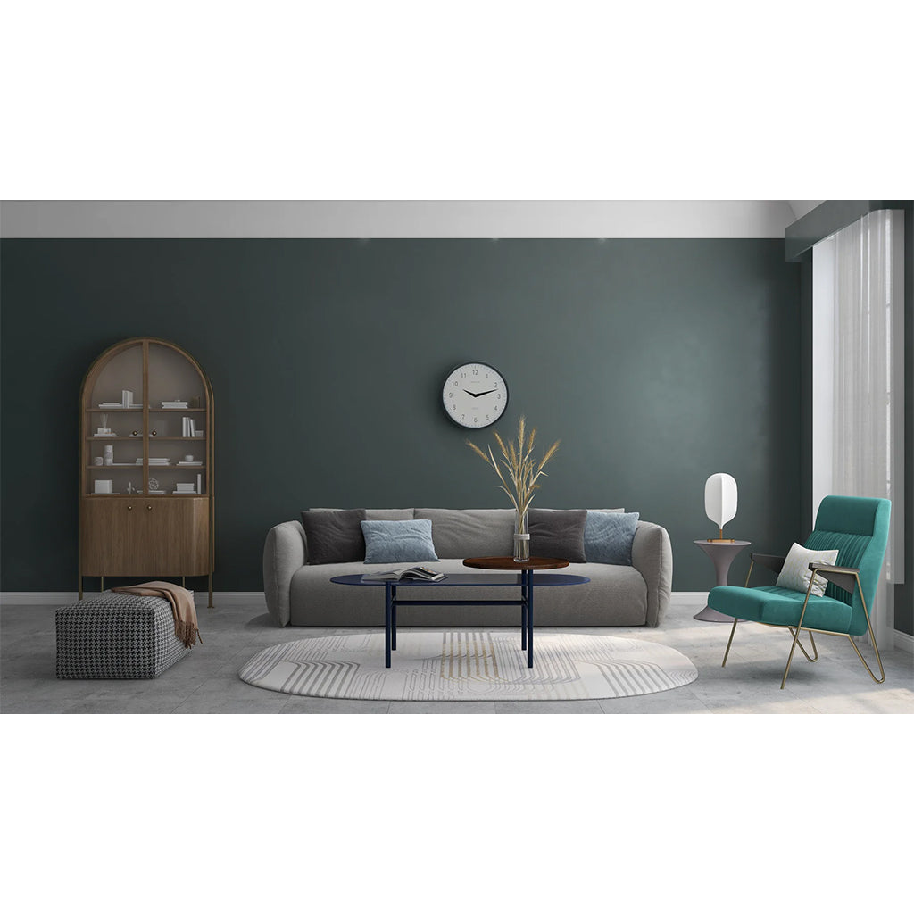 Hermle Metropolitan Wall Clock in Stainless Steel - Premier Clocks