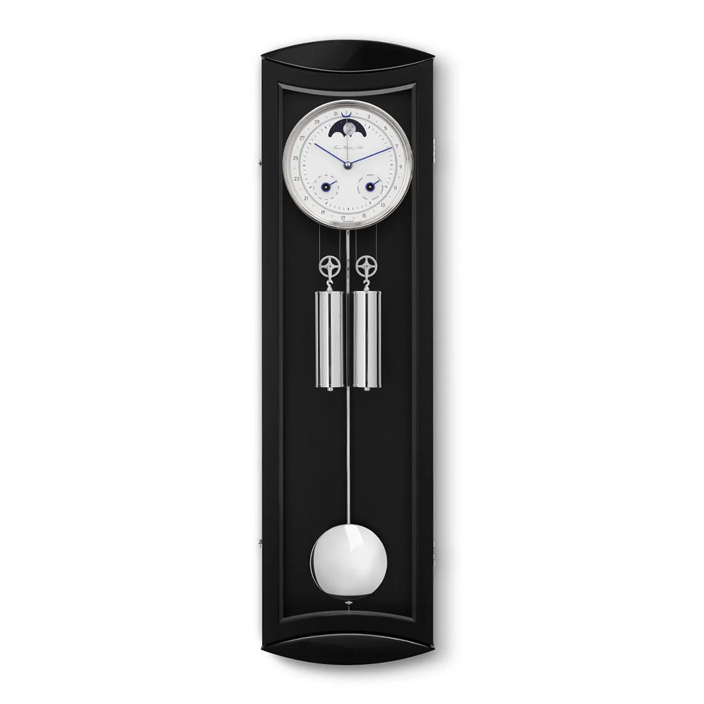 Hermle Mornington II Wall Clock in Black/White - Premier Clocks