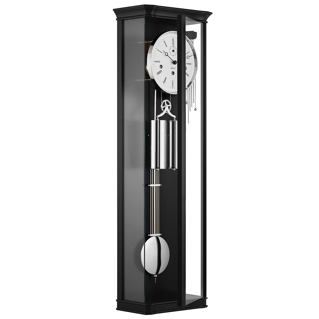 Hermle William Wall Clock in Black - Premier Clocks
