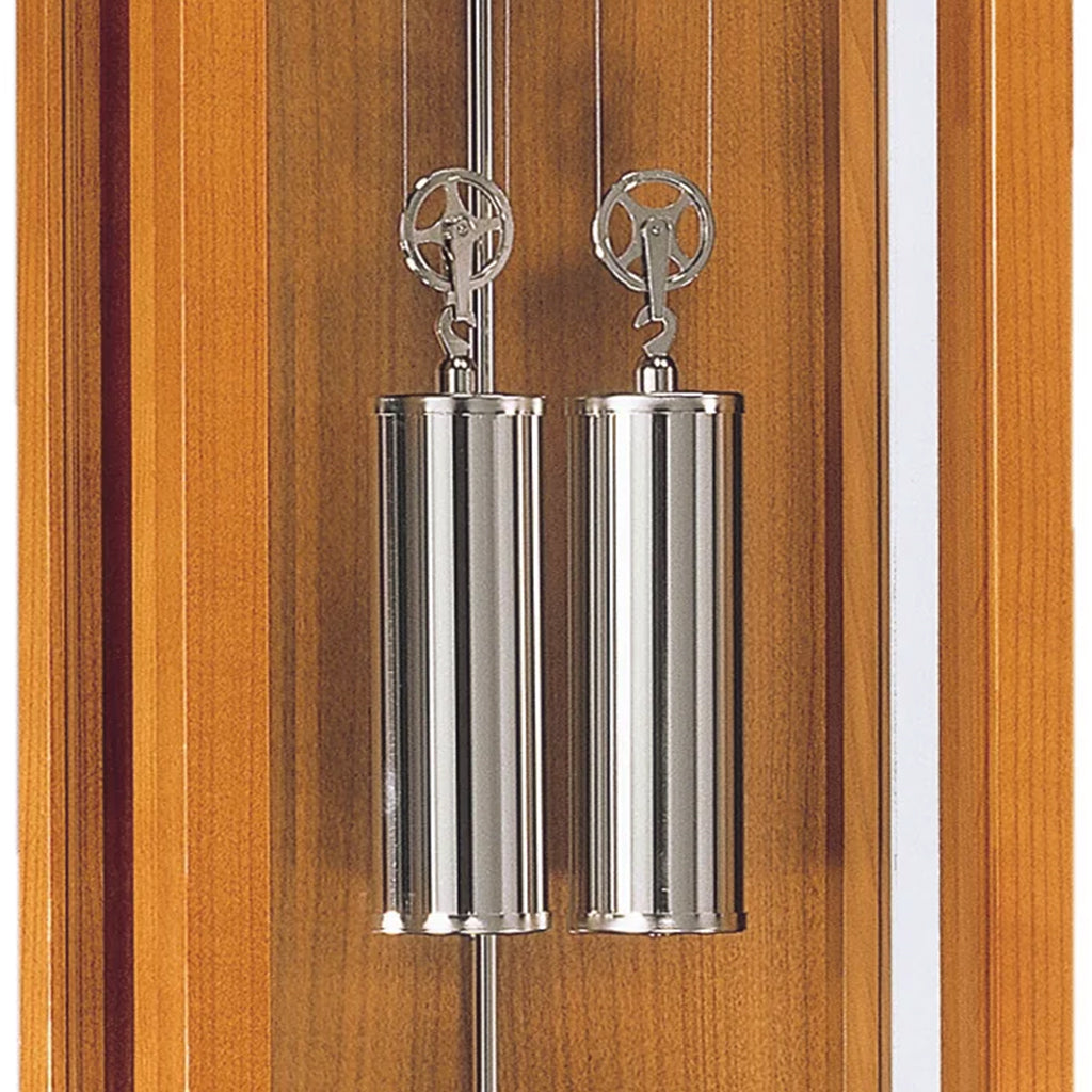 Hermle Mornington Wall Clock in Light Cherry weights - Premier Clocks