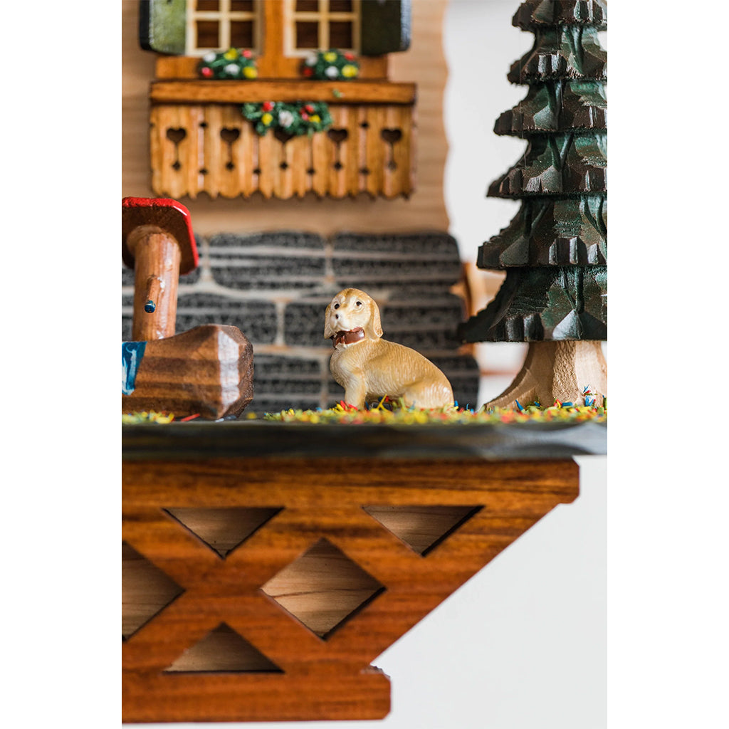 Hermle Phillip Cuckoo Clock figurine details - Premier Clocks