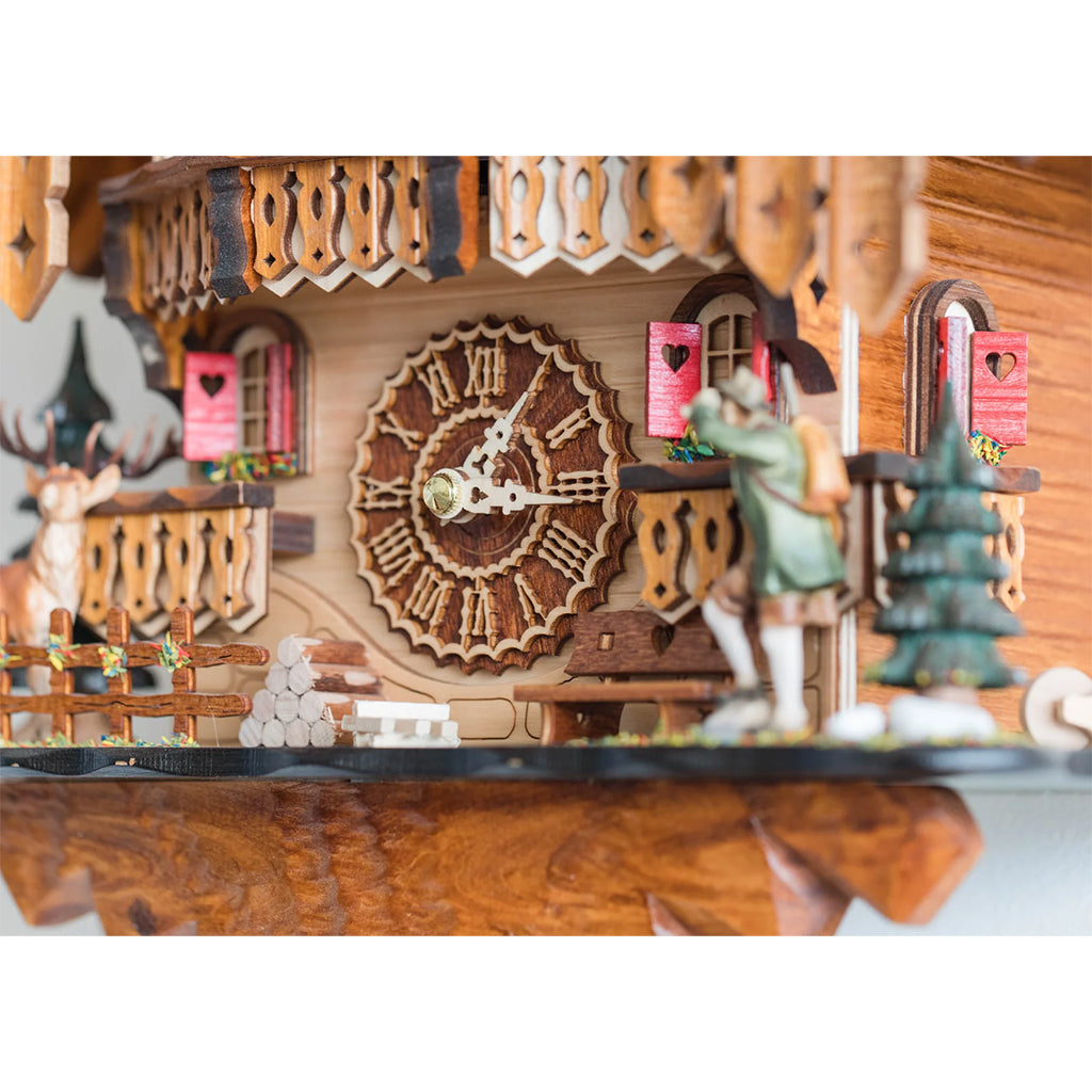 Hermle Rheinburg Cuckoo Clock dial - Premier Clocks