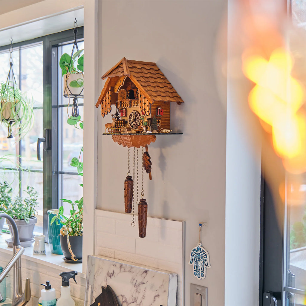 Hermle Rheinburg Cuckoo Clock in interior design - Premier Clocks