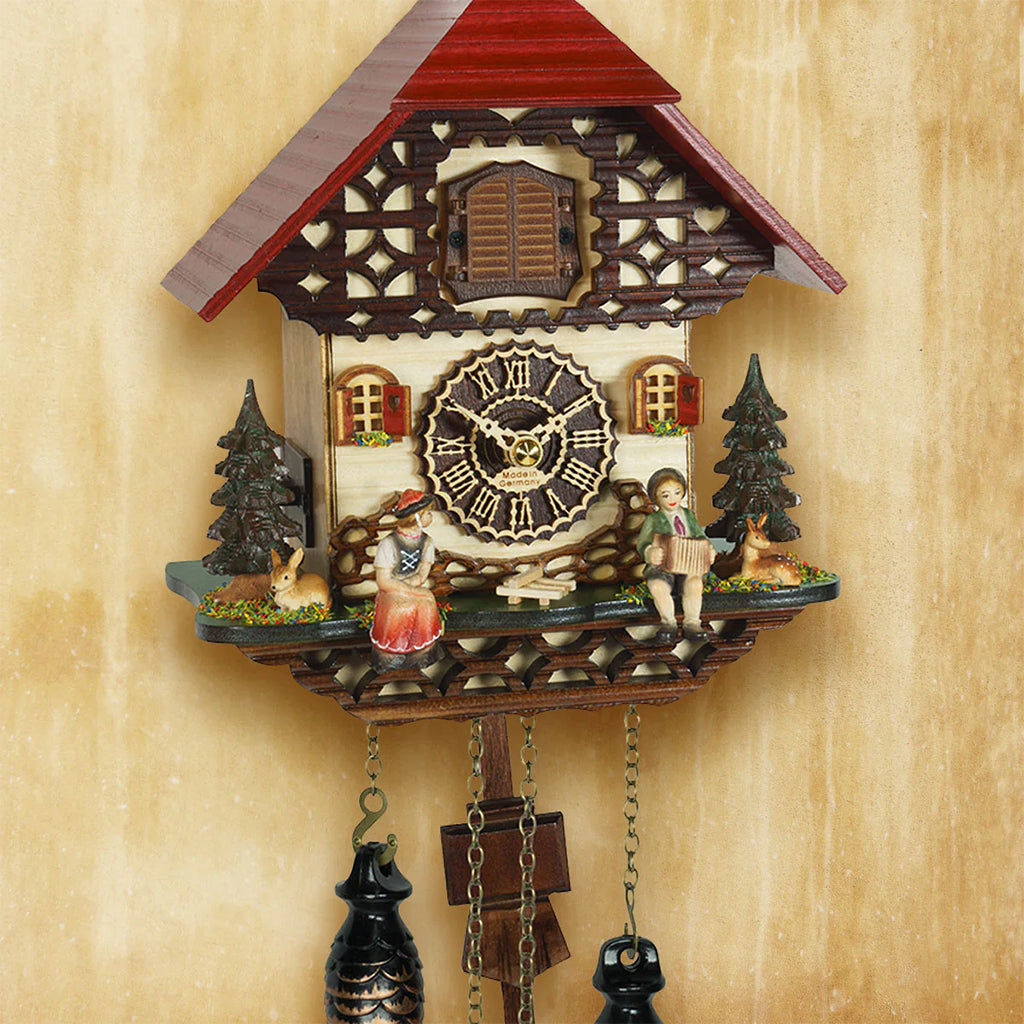 Hermle Sabine Cuckoo Clock details - Premier Clocks