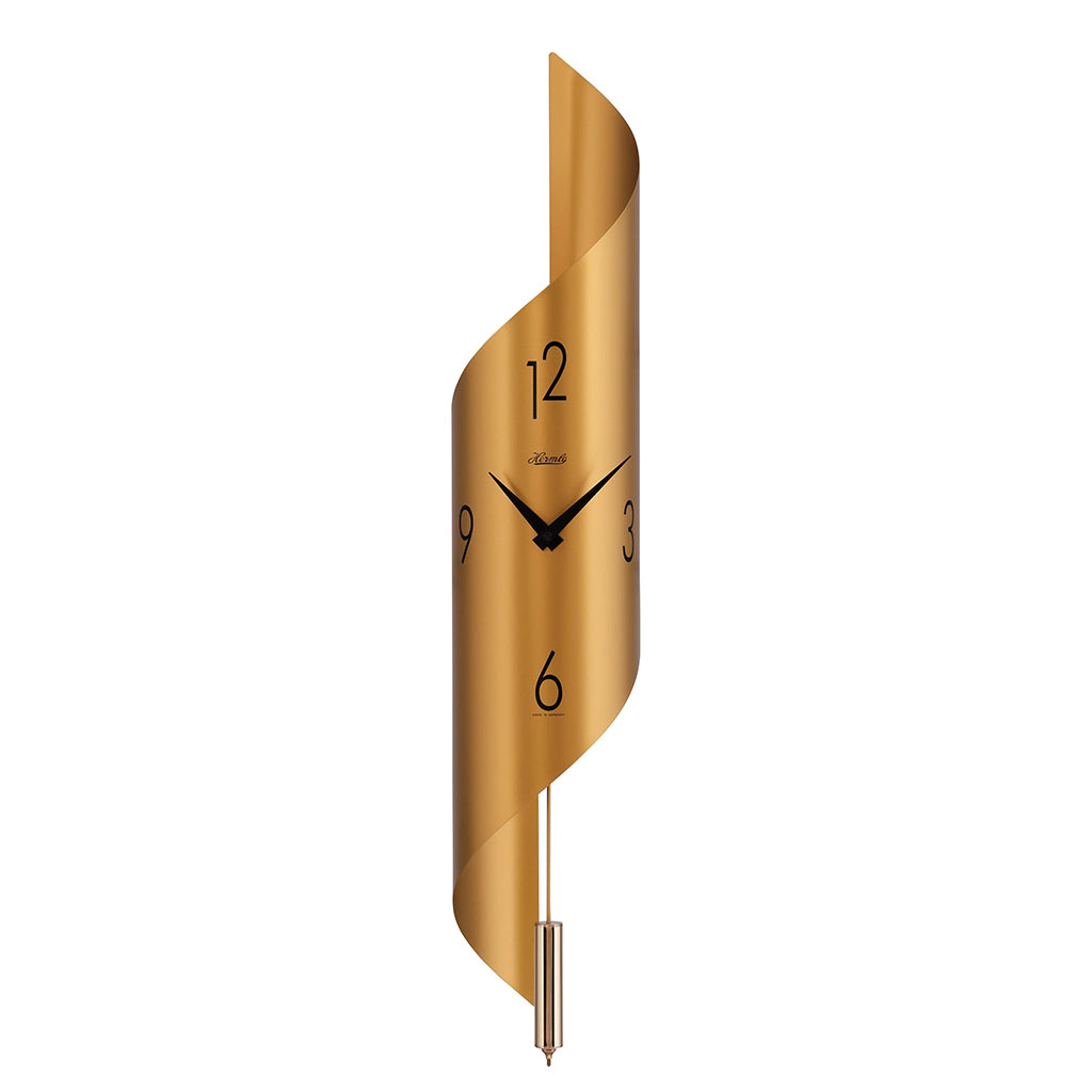 Hermle Savannah Wall Clock in Gold - Premier Clocks