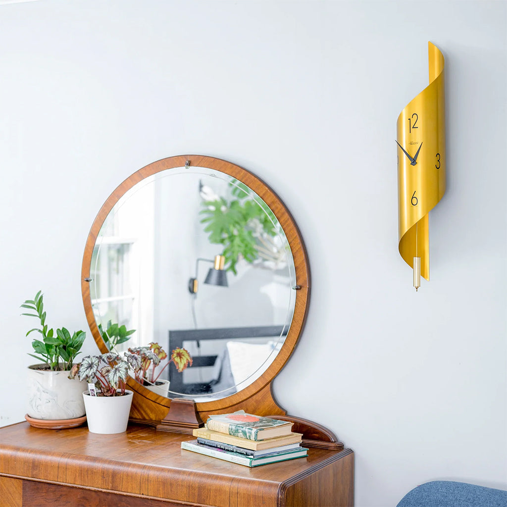 Hermle Savannah Wall Clock in Gold - Premier Clocks