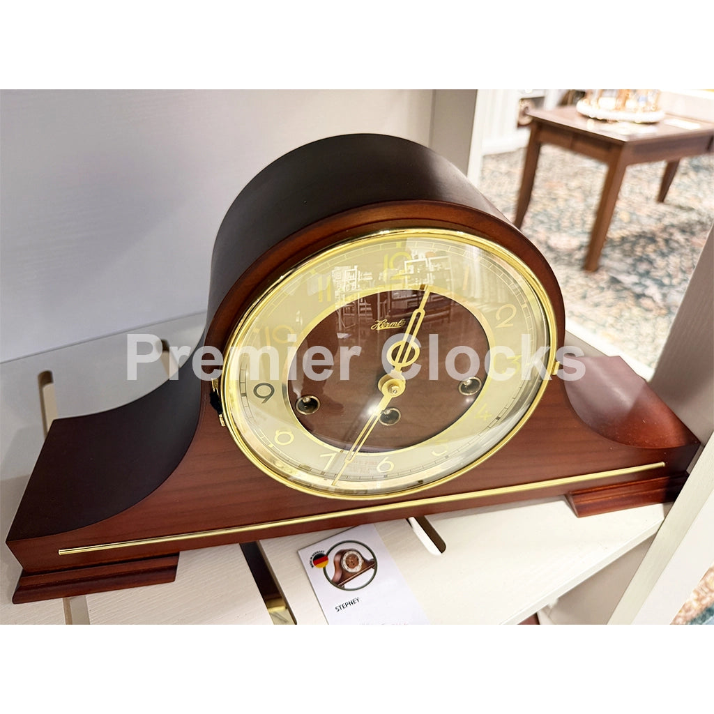 Hermle Stepney Mechanical Mantel Clock real photo of the top - Premier Clocks