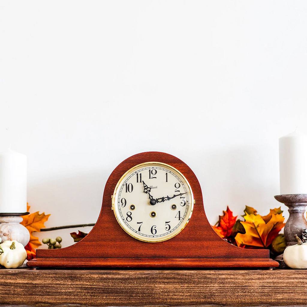 Hermle Sweet Briar Mantel Clock in Cherry - Premier Clocks