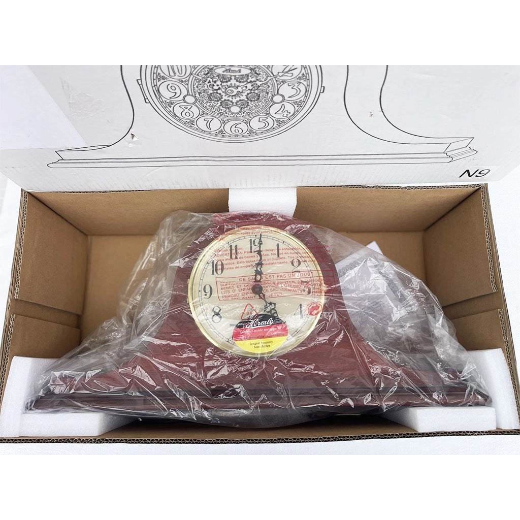 Hermle Sweet Briar Quartz Mantel Clock in Cherry - Premier Clocks