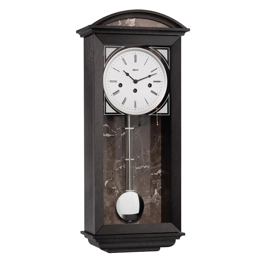 Hermle Taylor Wall Clock in Black - Premier Clocks