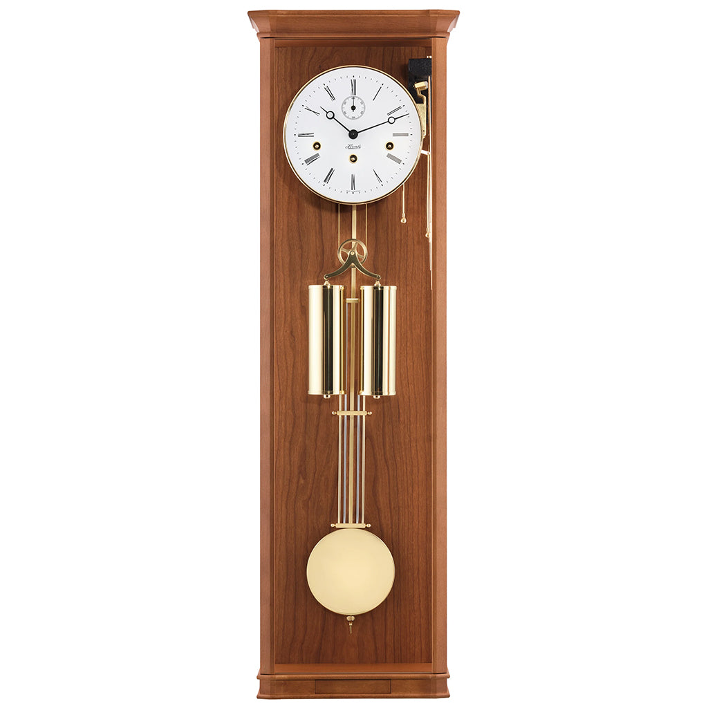 Hermle William Wall Clock in Cherry - Premier Clocks