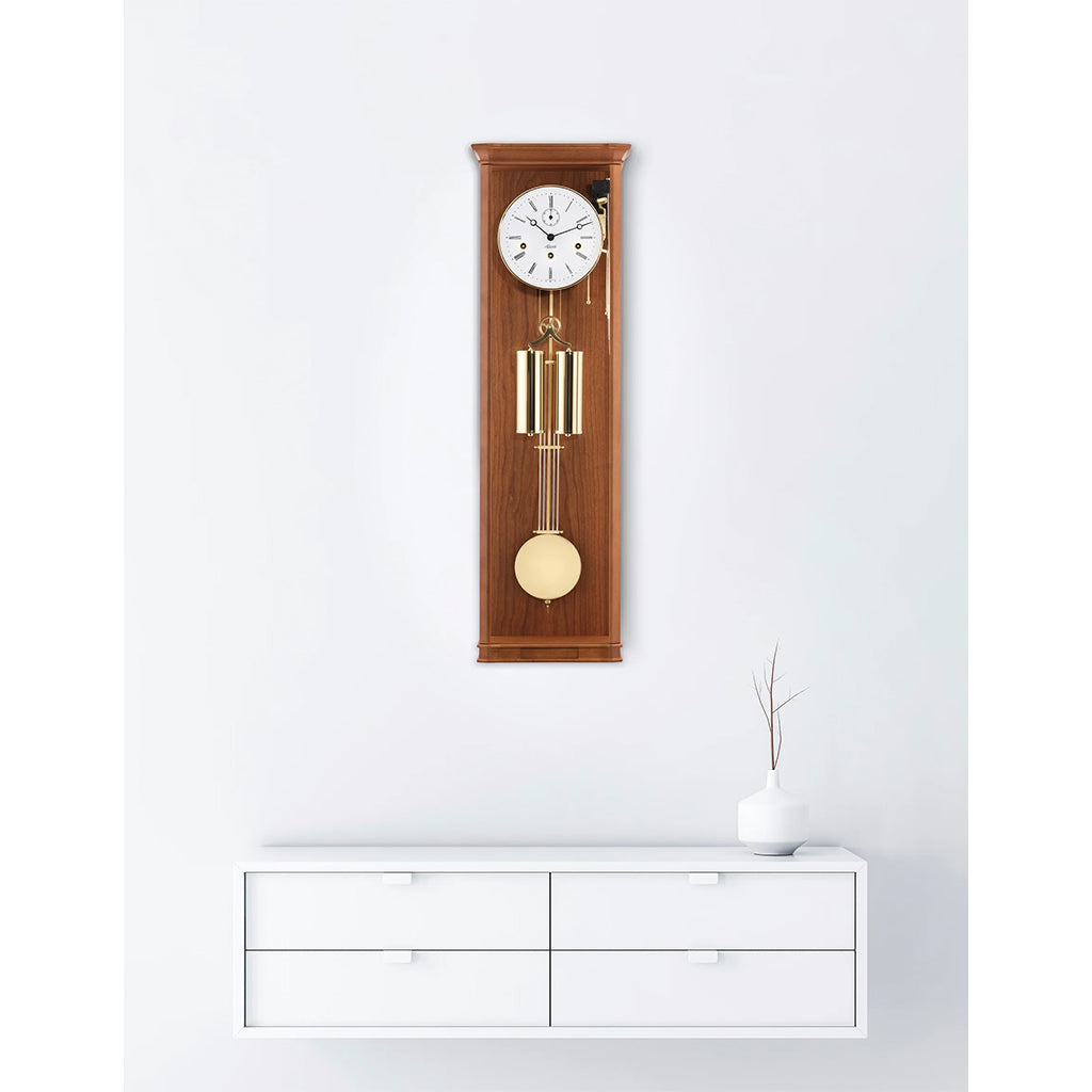 Hermle William Wall Clock in Cherry - Premier Clocks