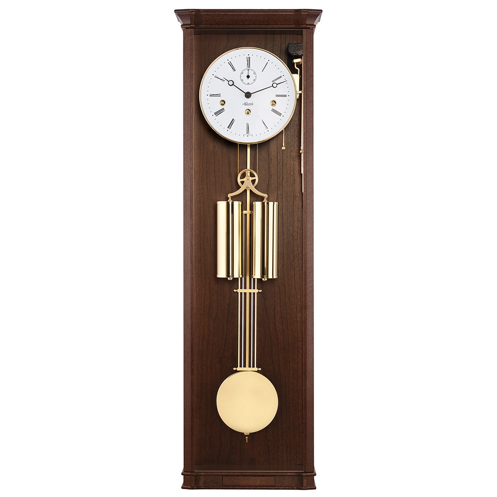 Hermle William Wall Clock in Walnut - Premier Clocks