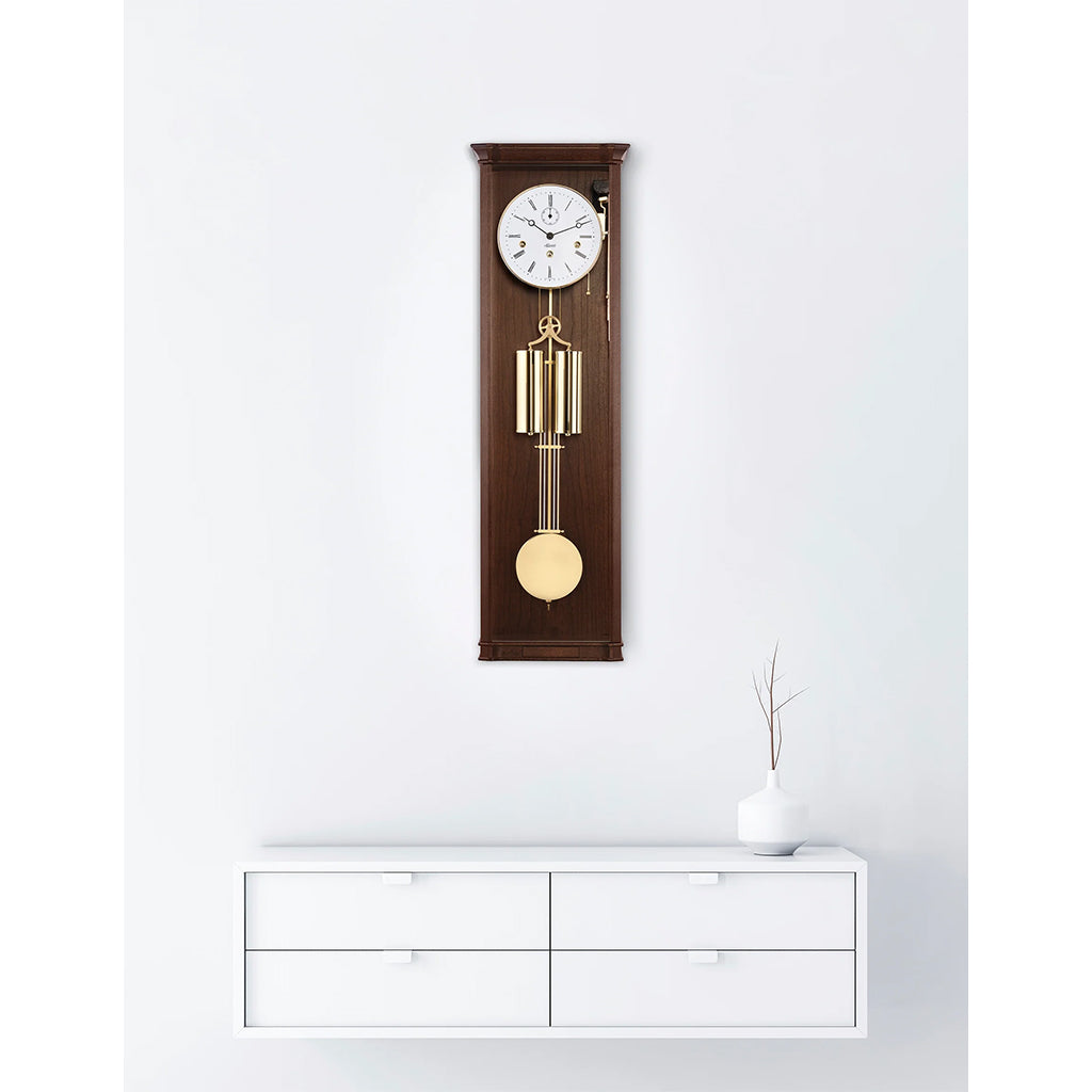 Hermle William Wall Clock in Walnut - Premier Clocks