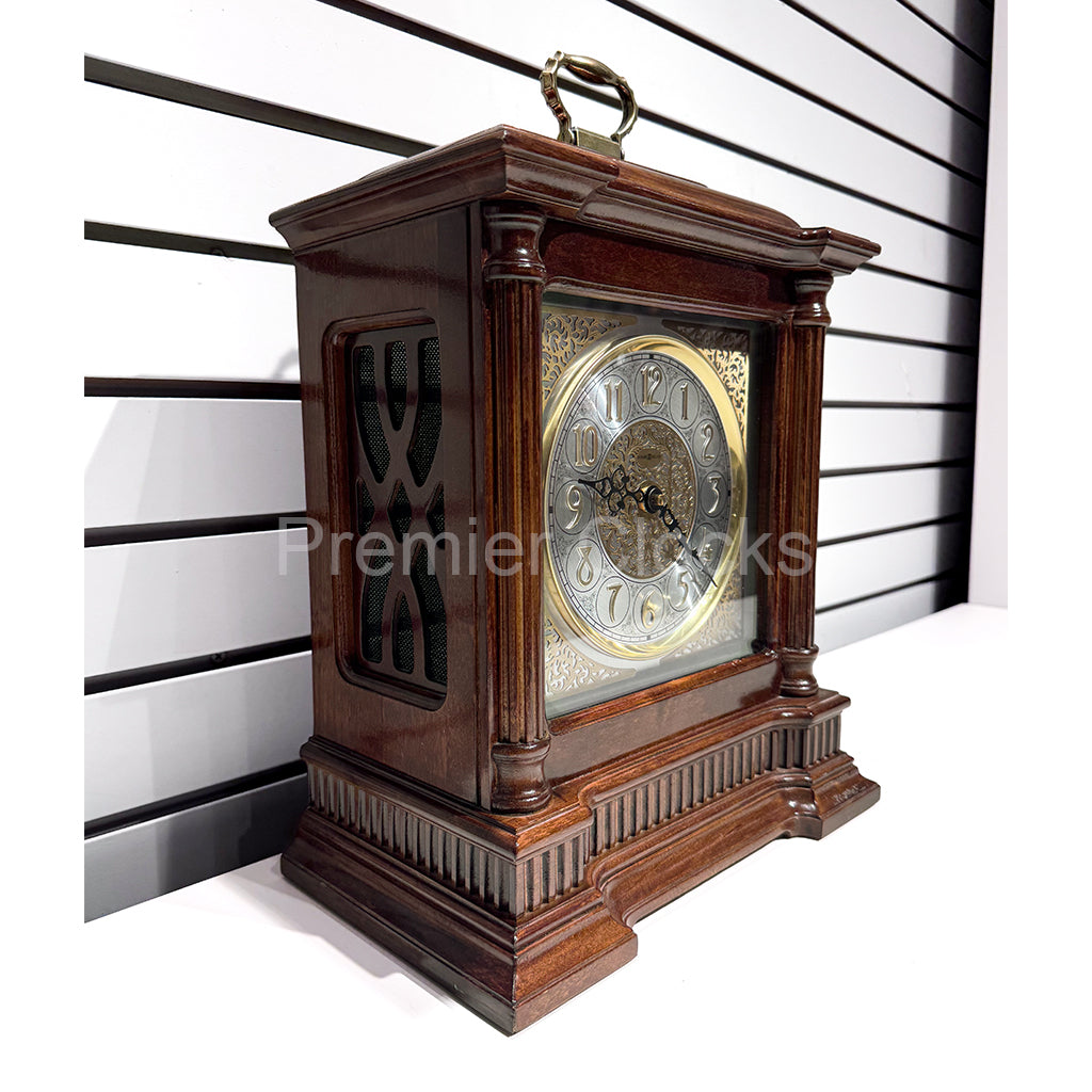 Howard Miller Akron Mantel Clock 635125 real photo of the angle - Premier Clocks