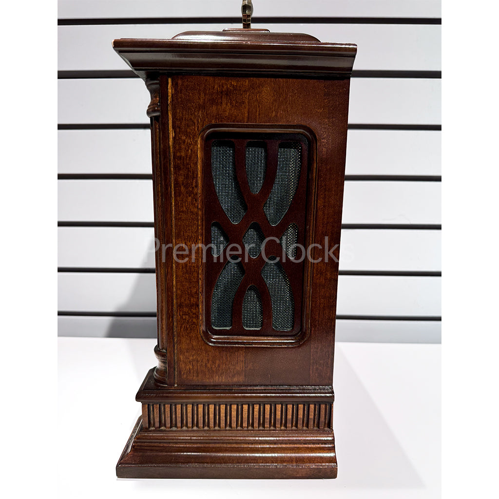 Howard Miller Akron Mantel Clock 635125 real photo of the side - Premier Clocks