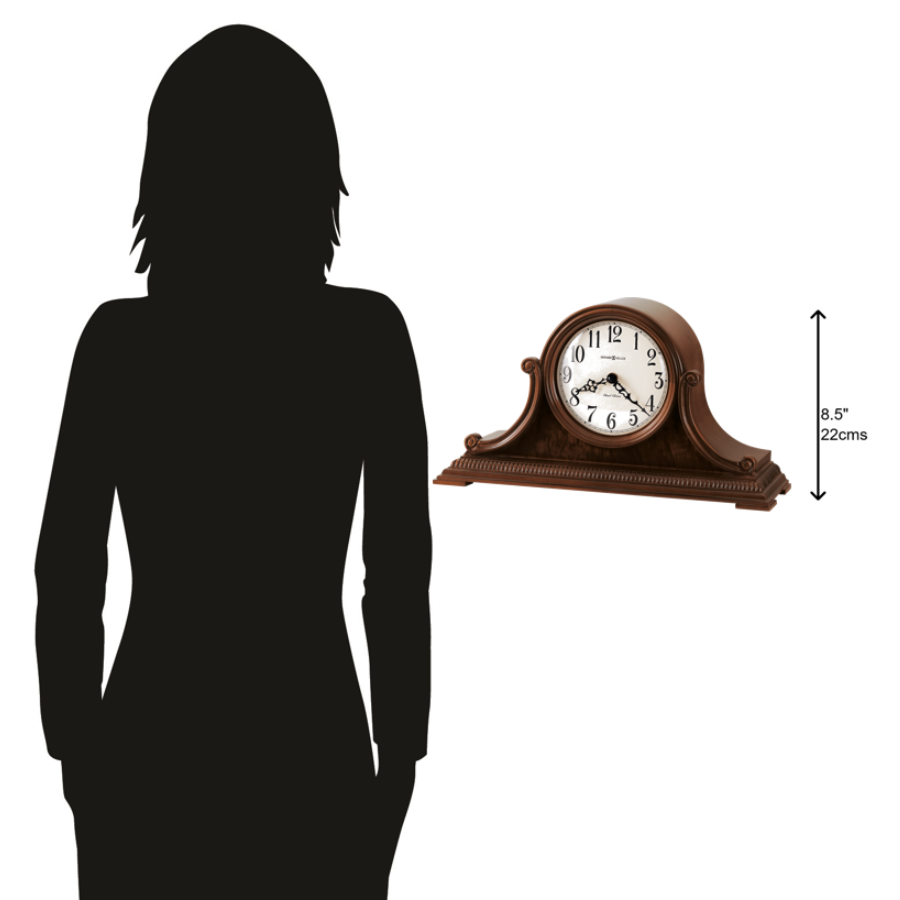 Howard Miller Albright Mantel Clock 635114 scale - Premier Clocks