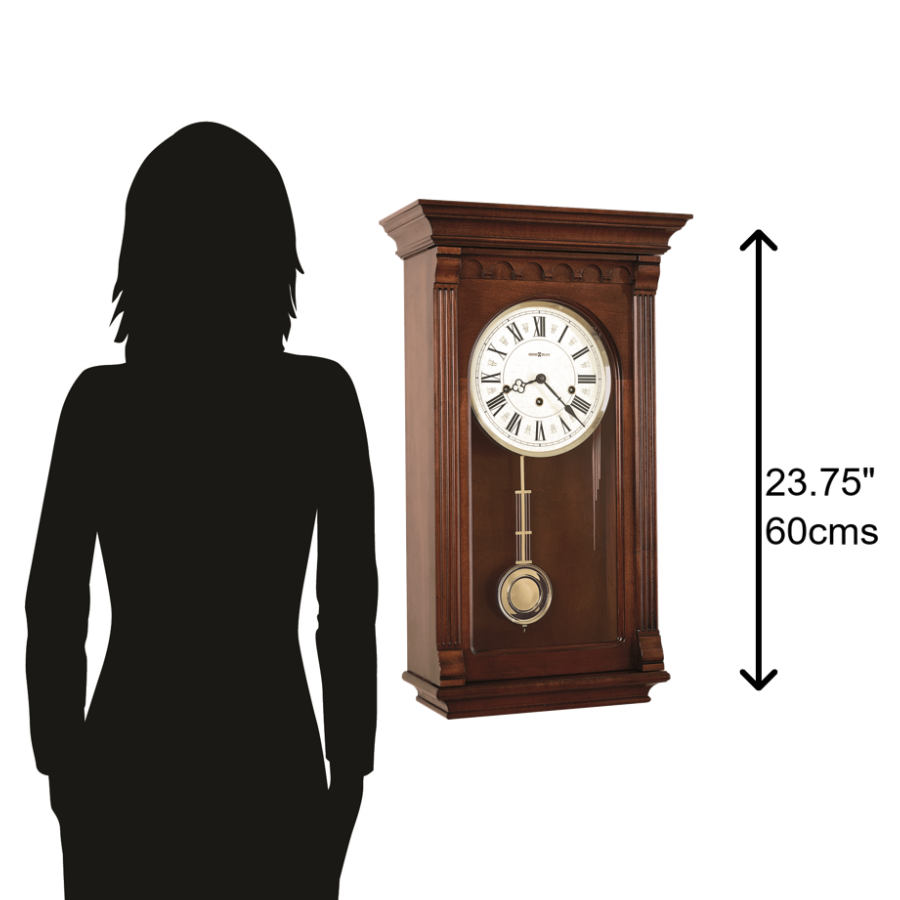 Howard Miller Alcott Wall Clock 613229 scale - Premier Clocks
