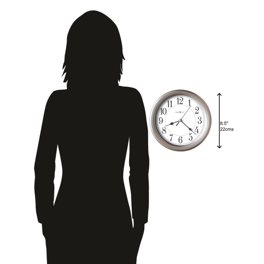 Howard Miller Aries Wall Clock 625283 scale - Premier Clocks