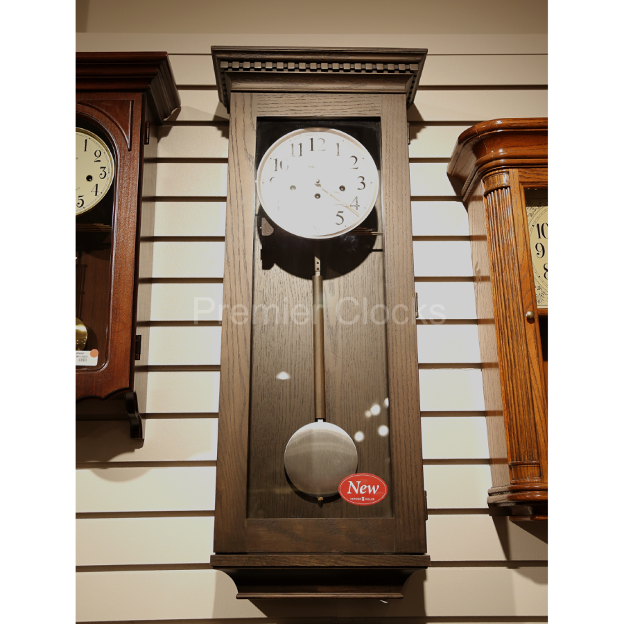 Howard Miller Artemus Wall Clock 620514 real photo front - Premier Clocks