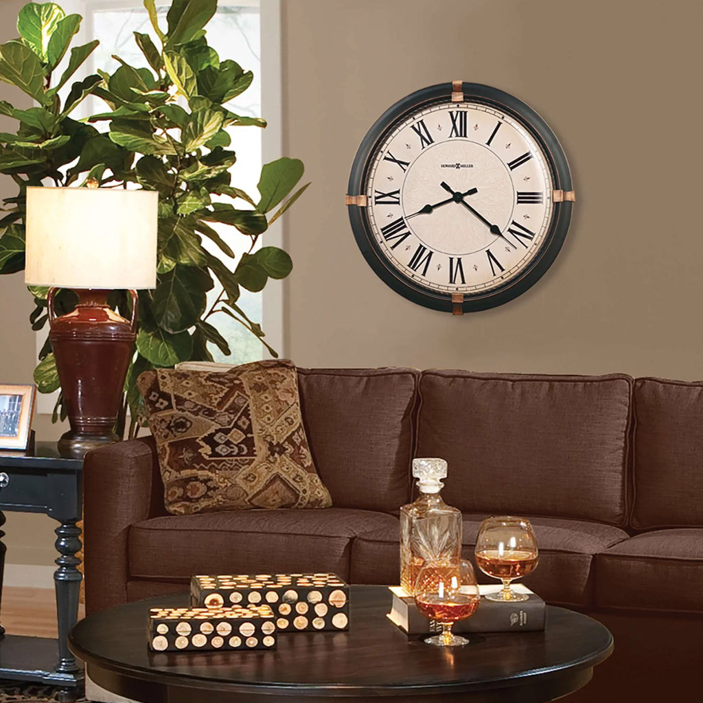 Howard Miller Atwater Wall Clock 625498 in interior decor - Premier Clocks