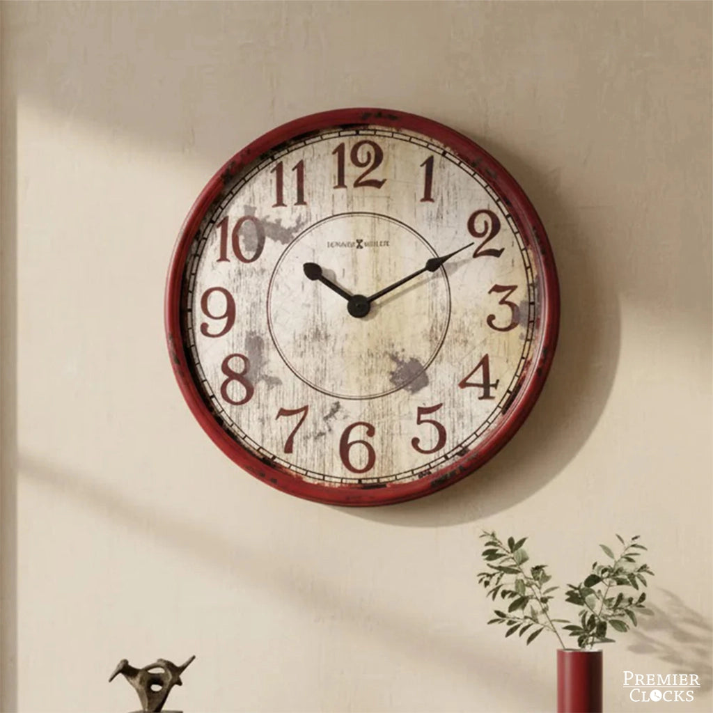 Howard Miller Back 40 Wall Clock 625598 on display - Premier Clocks