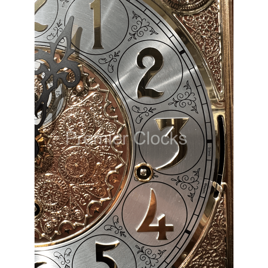 Howard Miller Baldwin Grandfather Clock 611200 real photo of the chime adjustment switch - Premier Clocks