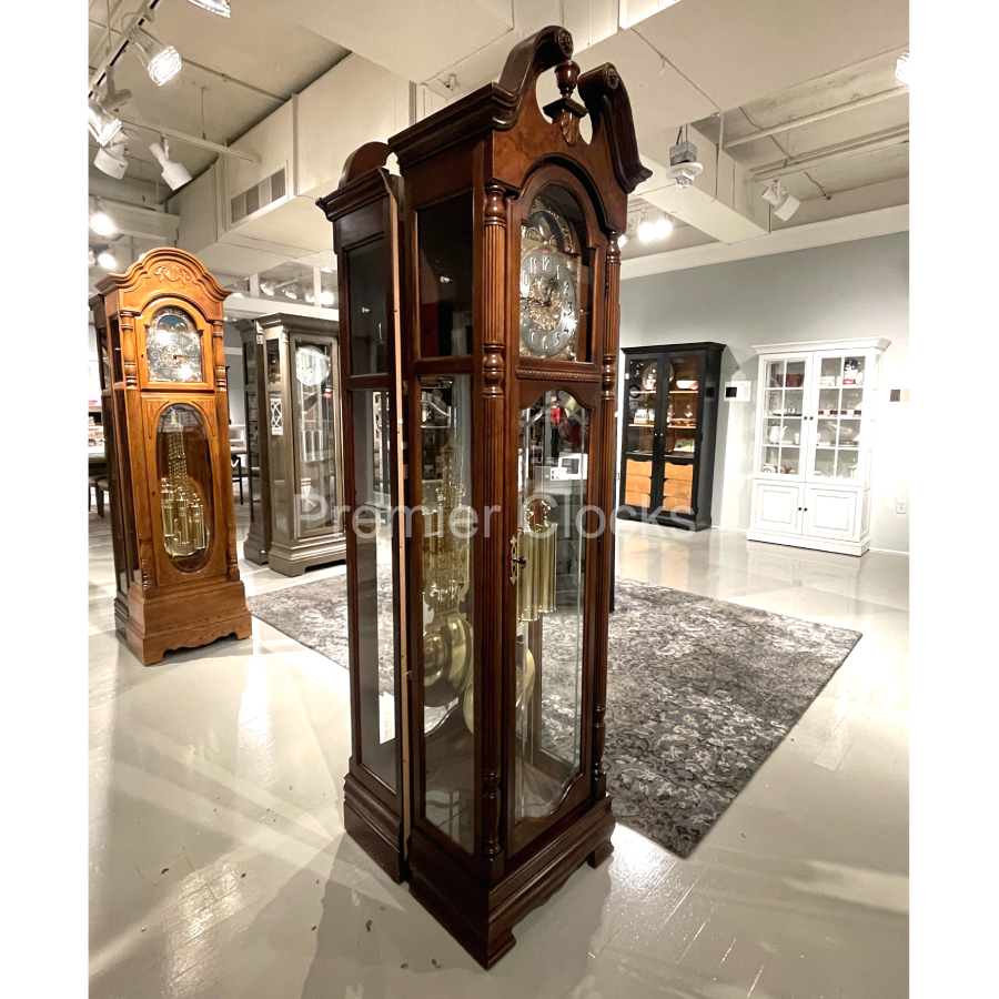 Howard Miller Baldwin Grandfather Clock 611200 real photo of the side - Premier Clocks