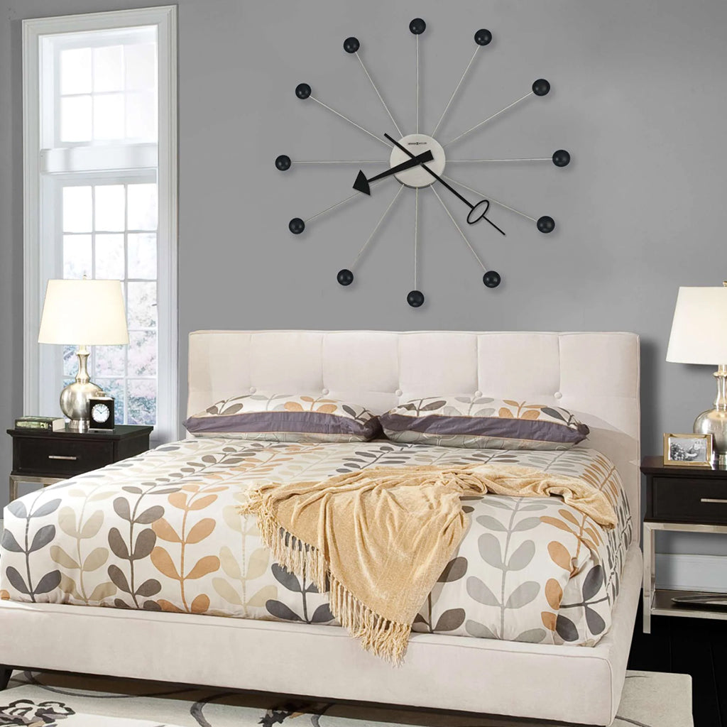 Howard Miller Ball Clock II Wall Clock 625527 in bedroom decor - Premier Clocks