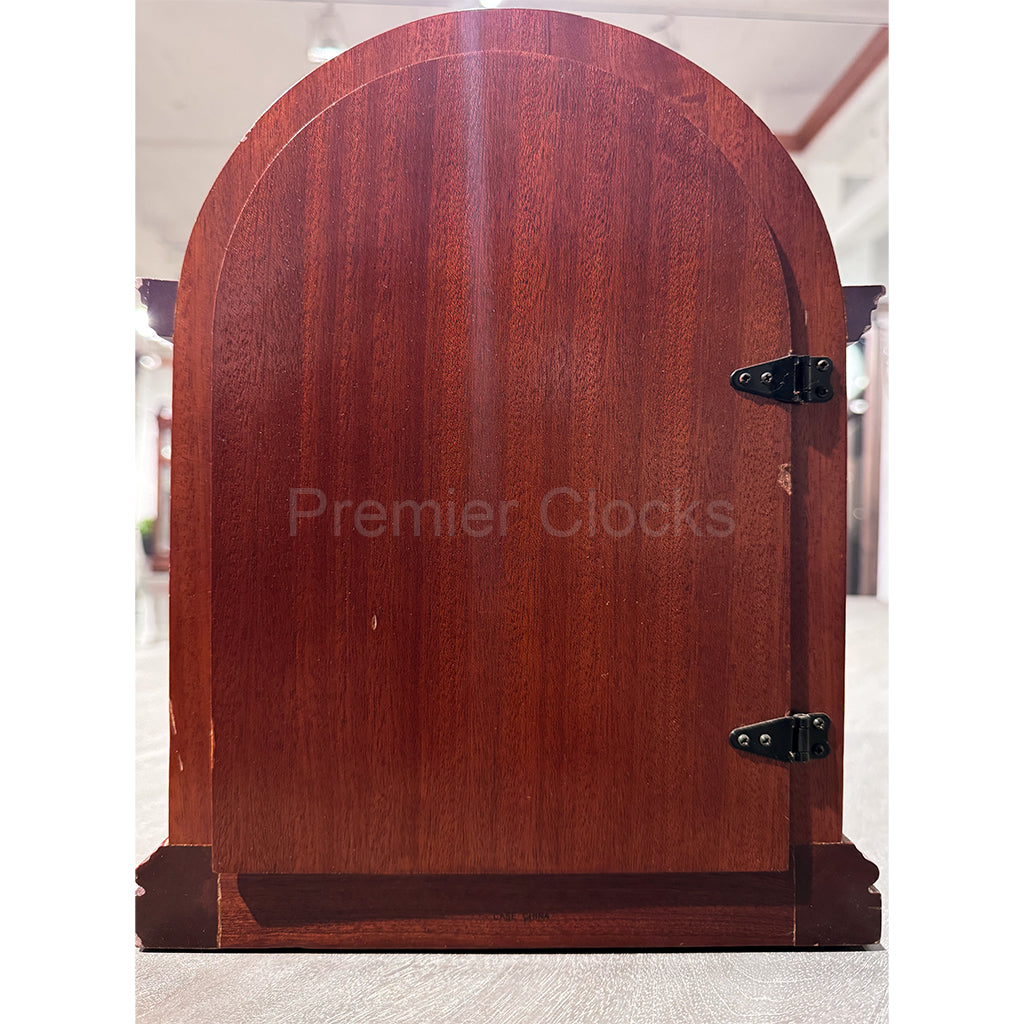 Howard Miller Barrister Mantel Clock 613180 real photo of the back - Premier Clocks