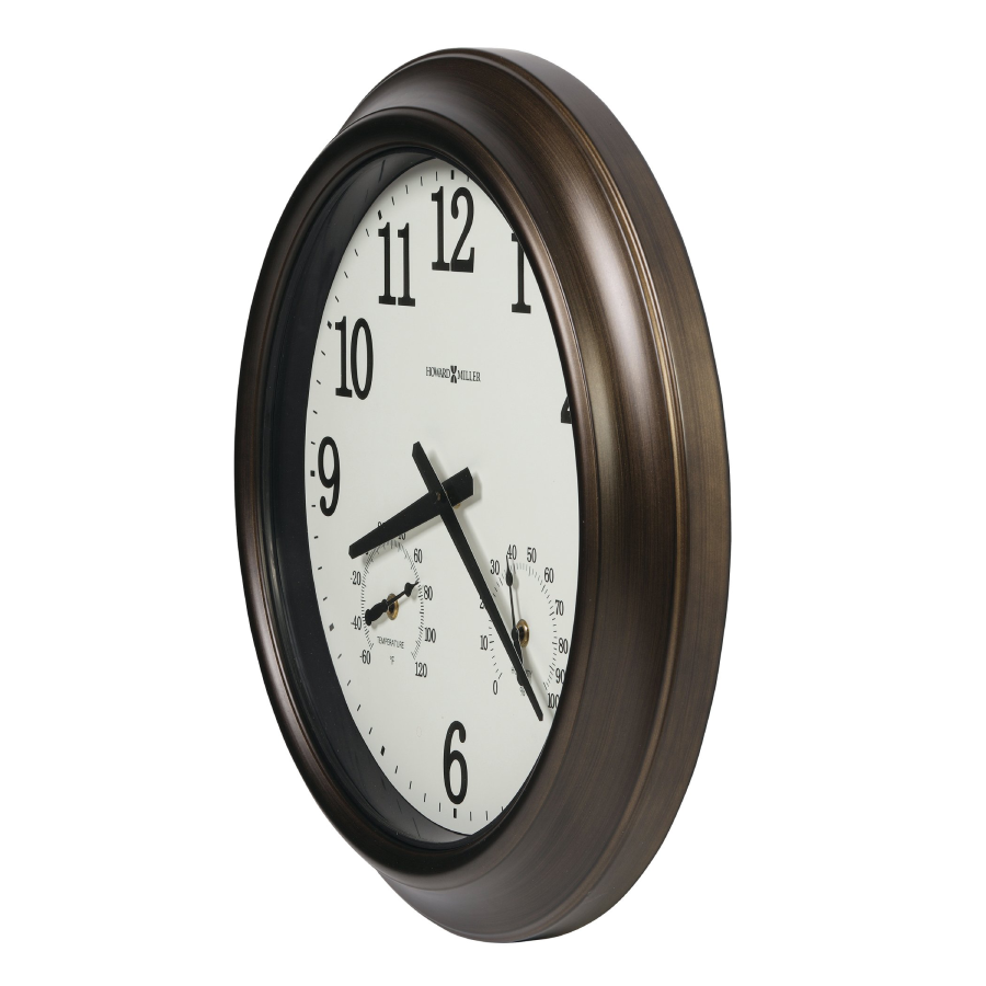 Howard Miller Bay Shore Outdoor Wall Clock 625675 - Premier Clocks