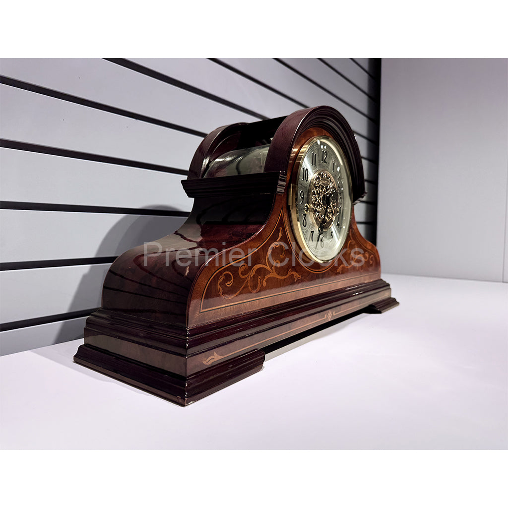 Howard Miller Bradley Mantel Clock 630260 real photo of the side - Premier Clocks