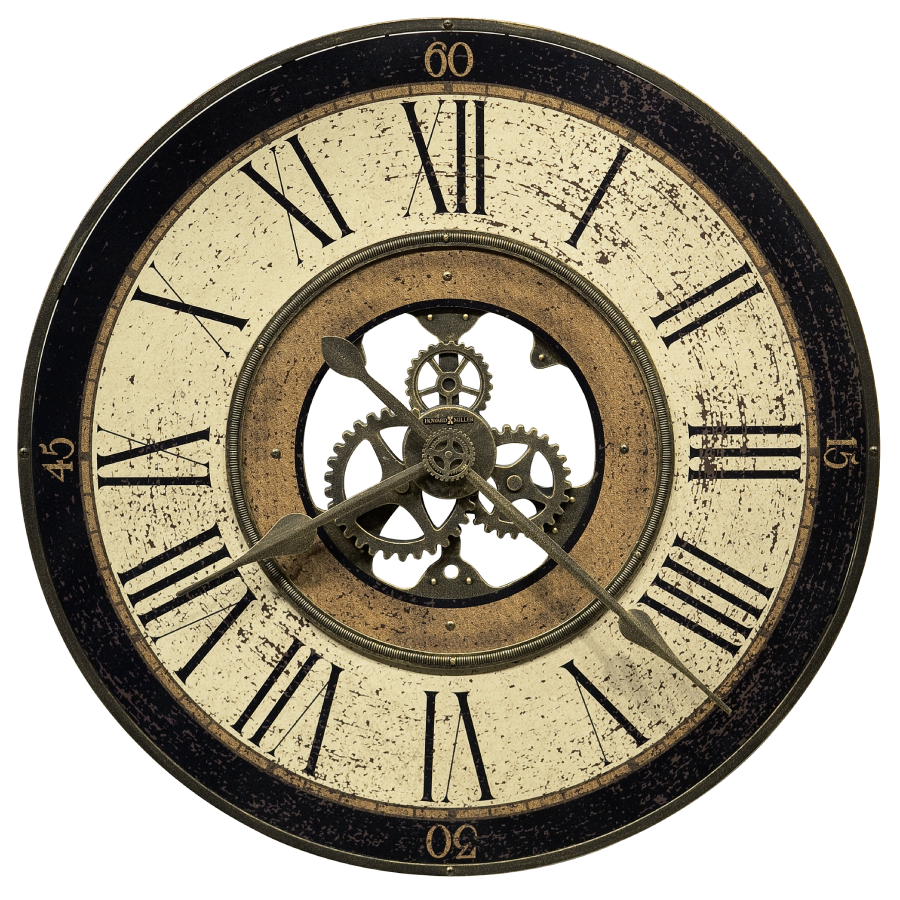 Howard Miller Brass Works Wall Clock 625542 - Premier Clocks