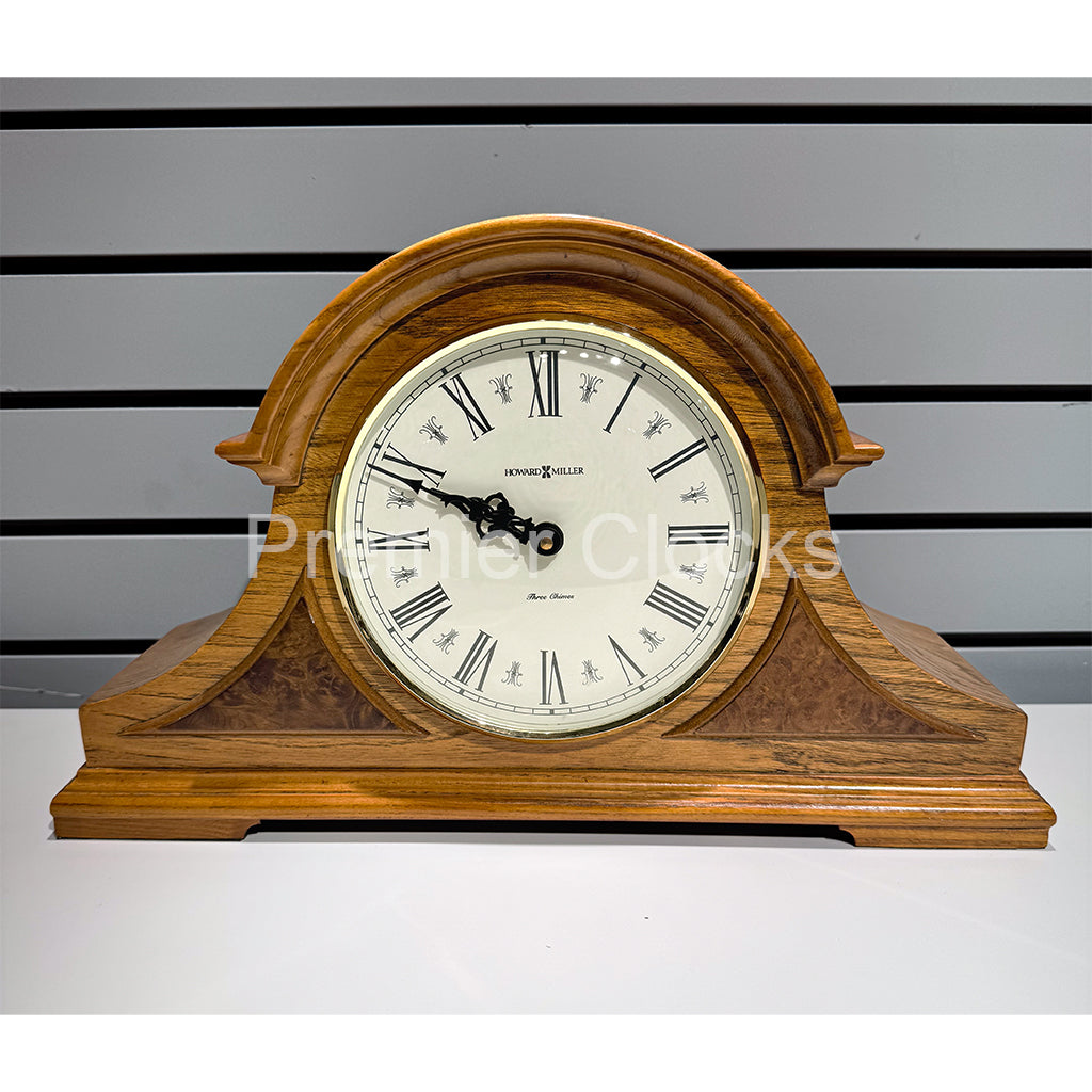 Howard Miller Burton Mantel Clock 635106 real photo of the front - Premier Clocks