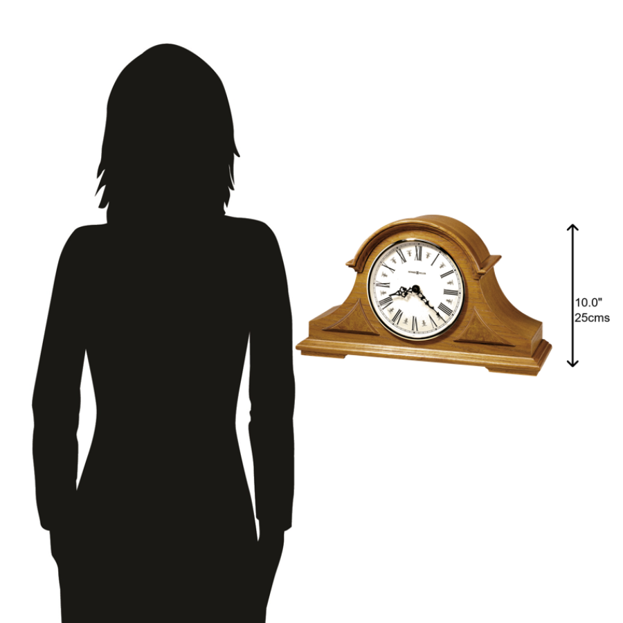 Howard Miller Burton Mantel Clock 635106 scale - Premier Clocks
