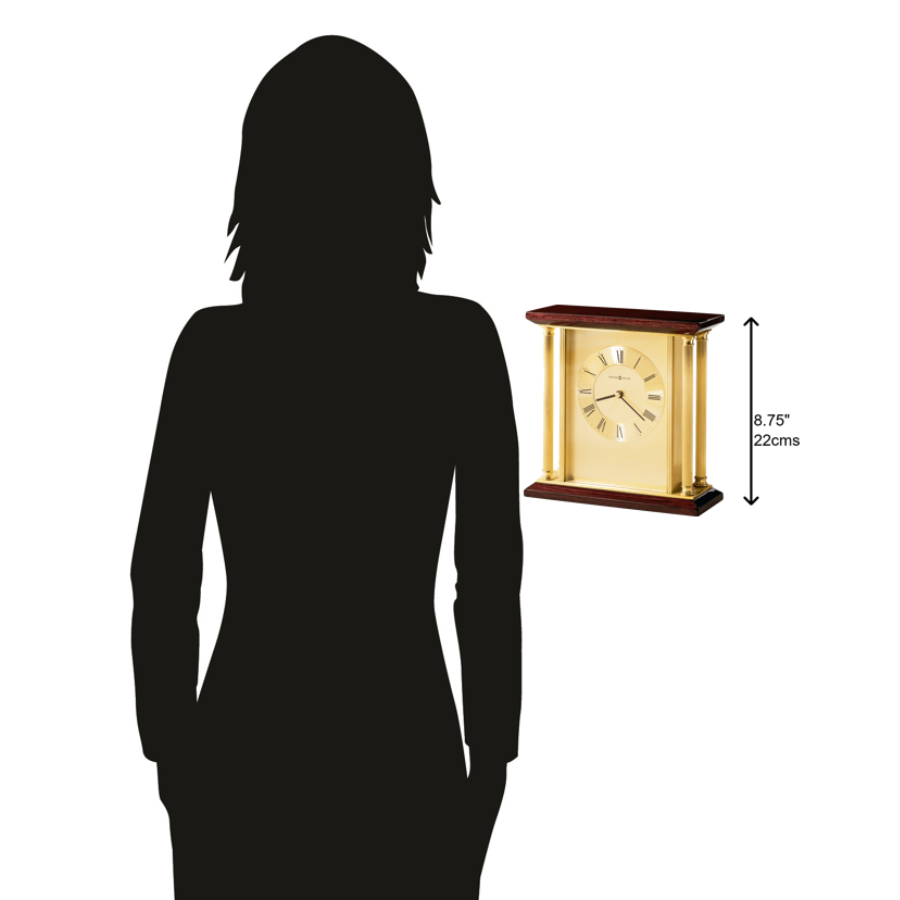 Howard Miller Carlton Table Clock 645391 scale - Premier Clocks