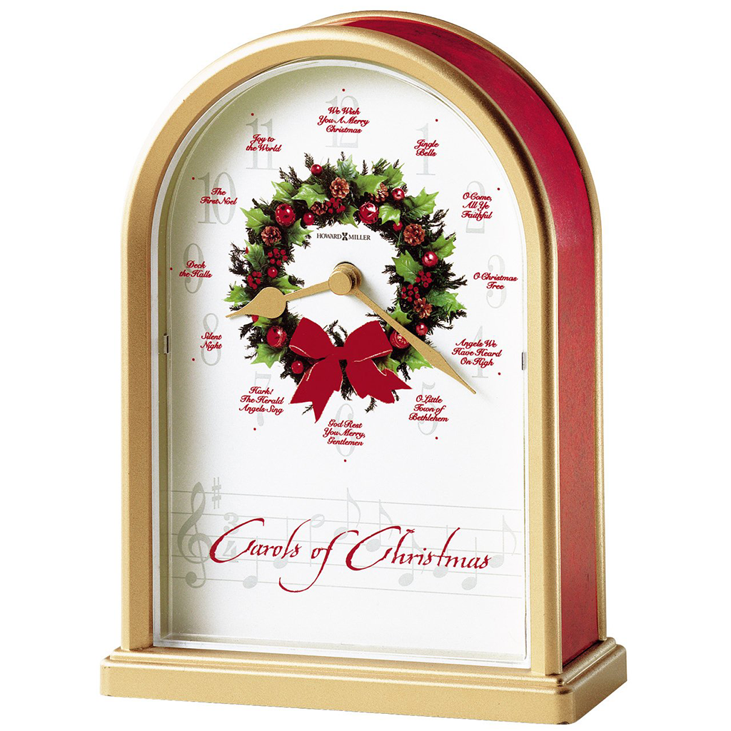 Howard Miller Carols Of Christmas II Table Clock 645424 - Premier Clocks