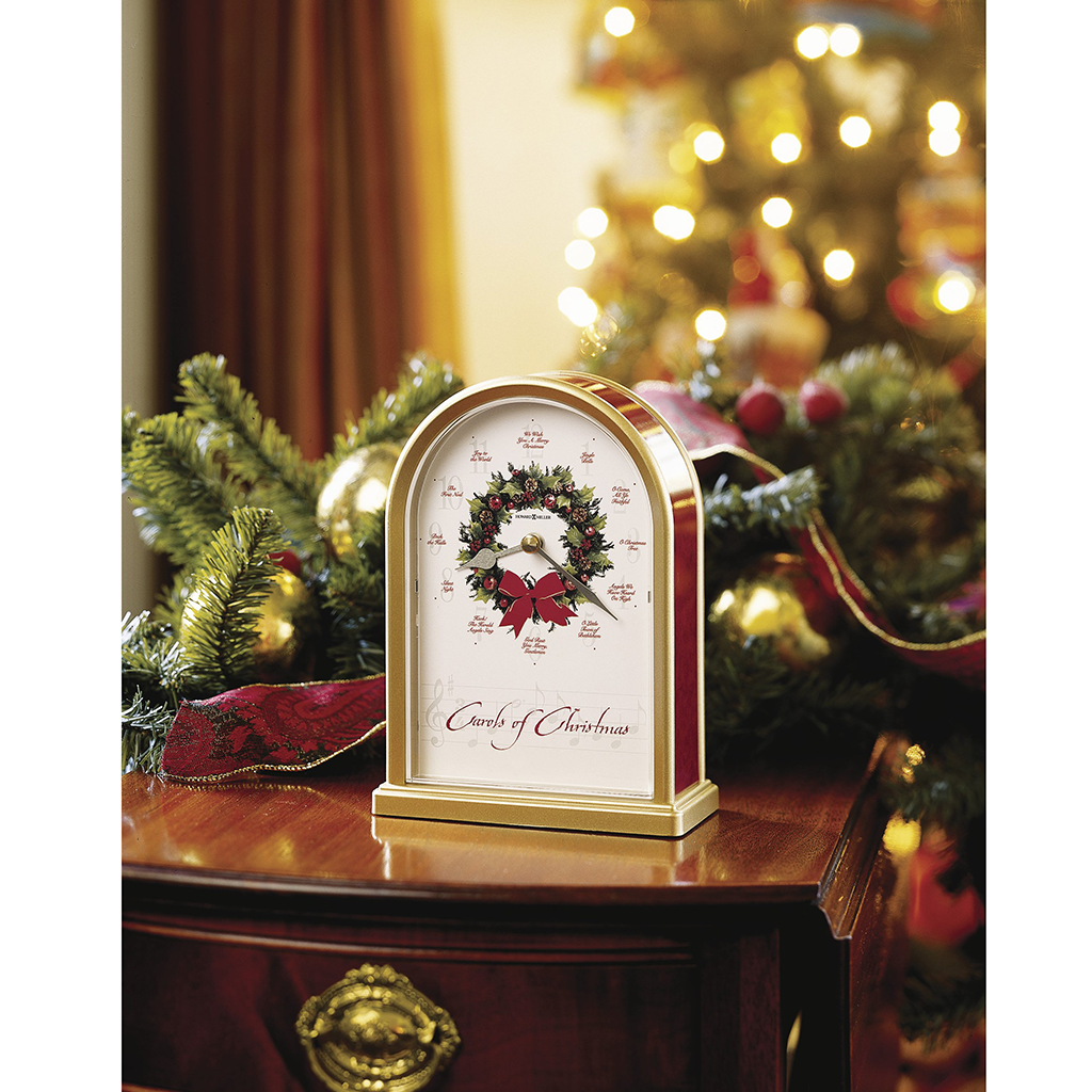 Howard Miller Carols Of Christmas II Table Clock 645424 in interior decor - Premier Clocks