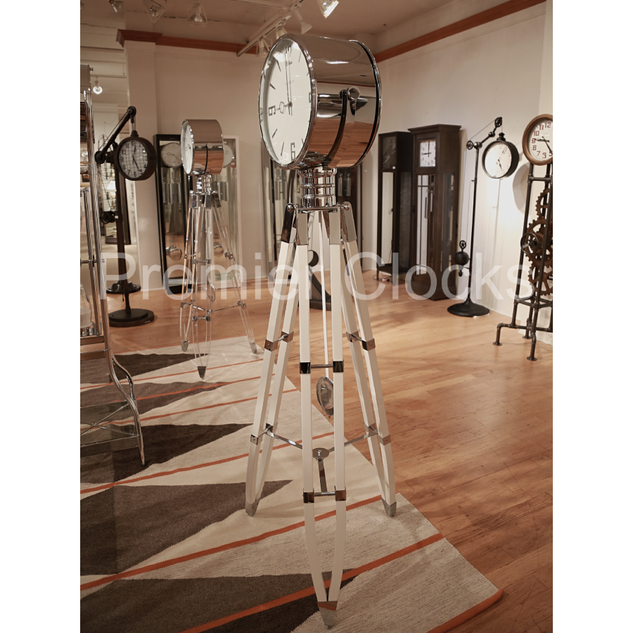 Howard Miller Chaplin III Floor Clock 615069 real photo side - Premier Clocks