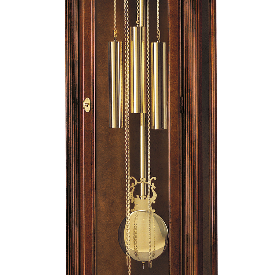 Howard Miller Chateau Grandfather Clock 610520 chain-driven weights and pendulum - Premier Clocks