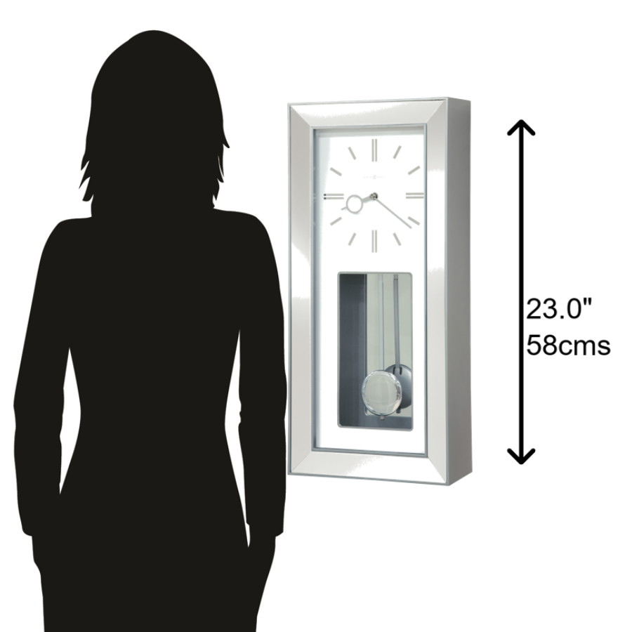 Howard Miller Chaz Wall Clock 625614 scale - Premier Clocks