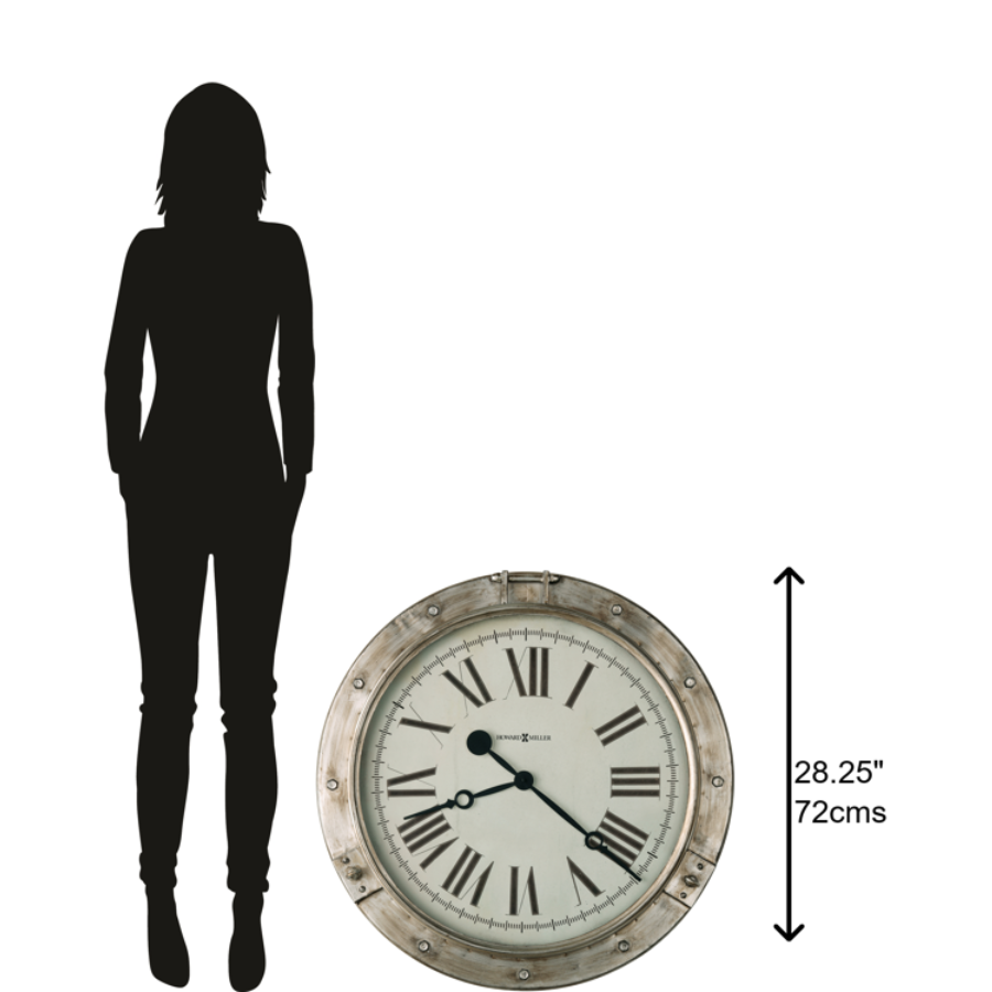 Howard Miller Chesney Wall Clock 625719 scale - Premier Clocks